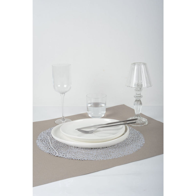 GLAZEN KANDELAAR H24,5CM