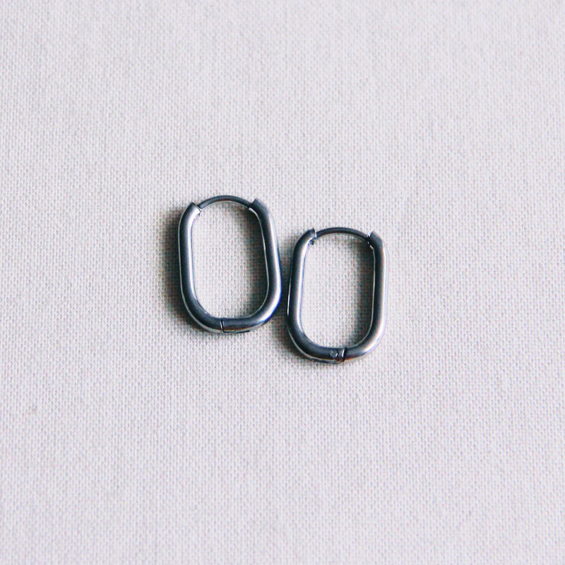 EA561: RVS creool ovaal 16mm "basic" - zilver
