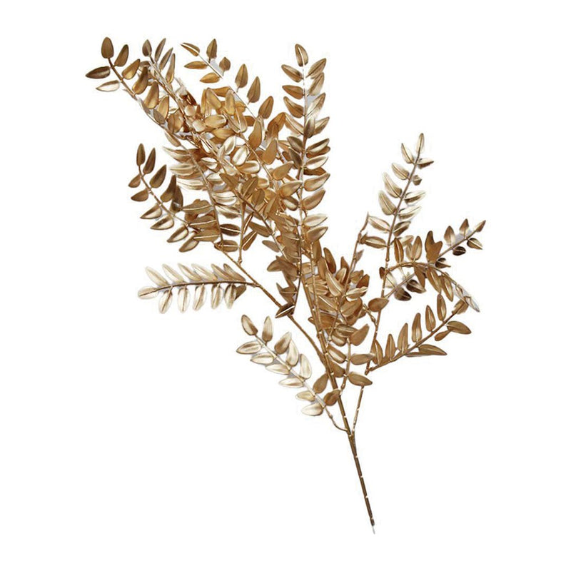 DECORATIEVE TAK KLEINE GOUDEN BLADEREN H90CM