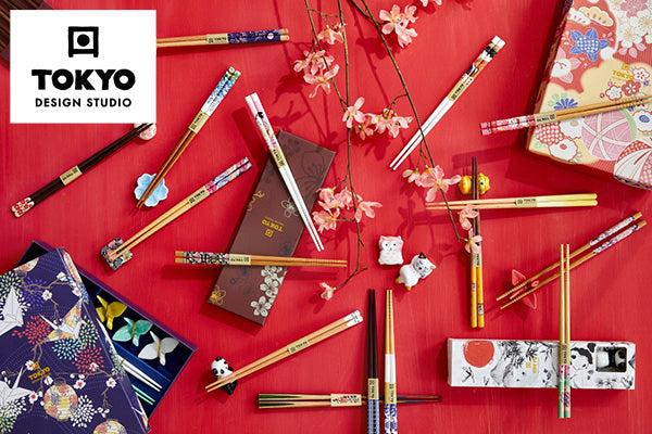 Tokyo Design Studio – Eetstokjes – Bloemen – 5 stuks