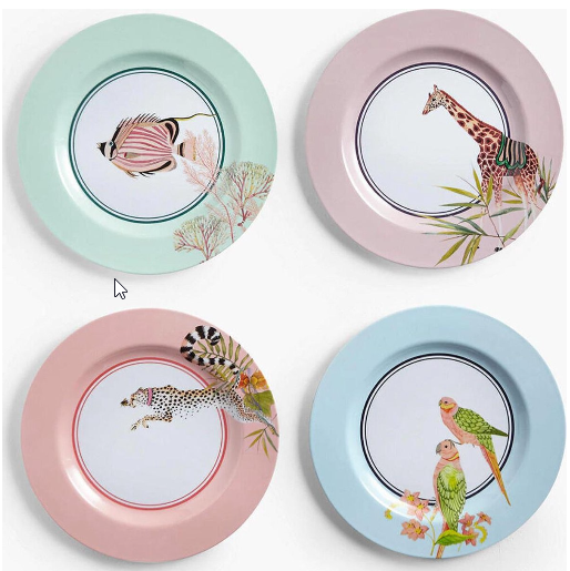 Yvonne Ellen Borden 26cm, melamine, Ass. set 4 /1