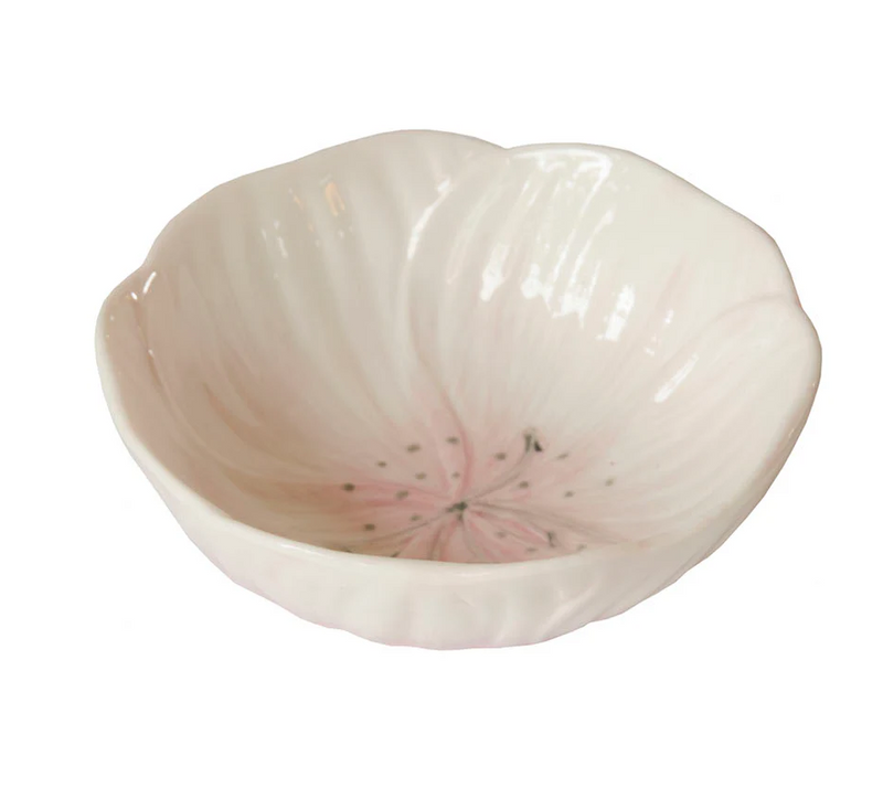 Geschenkset roze: keramieke kom Home Delight, amberblokje roze en zilveren rasp
