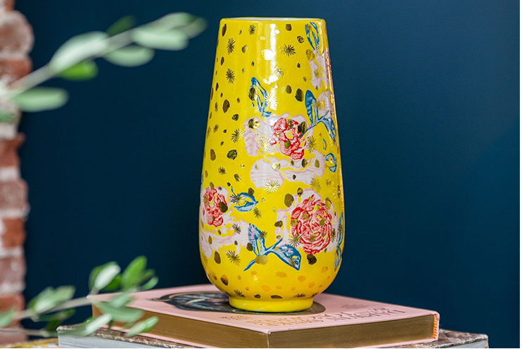 Vaas Fine Eathenware 15x15 Yellow