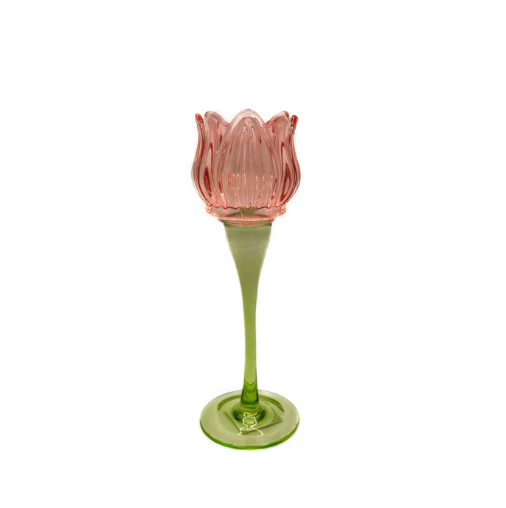 Waxinelichthouder Tulp Groot (licht roze)