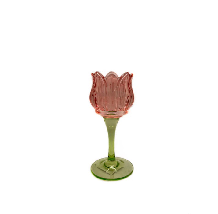 Waxinelichthouder Tulp Klein (licht roze)