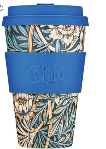 Ecoffee cup William Morris Gallery, Lily 14 oz/ 400 ml