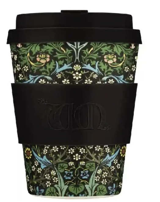 Ecoffee cup William Morris Gallery, Blackthorn 12 oz/ 350 ml