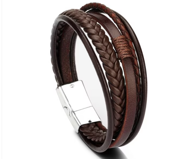 Niche Style Multi-layered Shape PU Men&