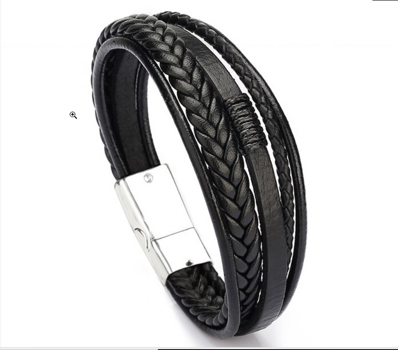 Niche Style Multi-layered Shape PU Men&