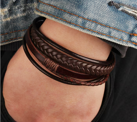 Niche Style Multi-layered Shape PU Men&