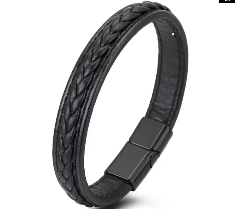 Simple Daily Style Woven Shape PU Men&