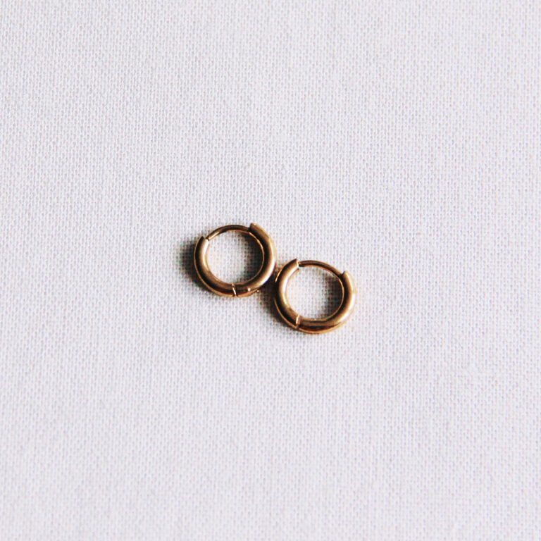 RVS ring 8mm “basic” - goud