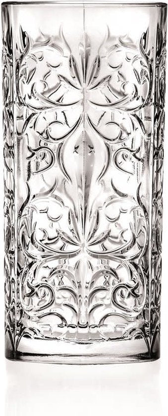 *SALE* RCR Cristalleria Italiana LONGDRINK GLAS 37 CL TATTOO (6 ST.)