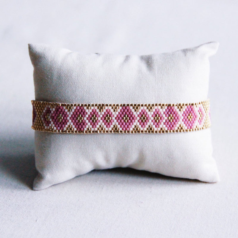 Diamond Weeparmband - Paars/naakt/goudverzekerd