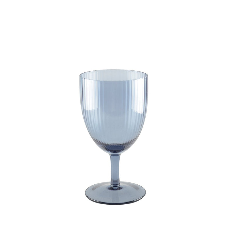 BLAUWE WIJNGLAZEN - SET VAN 6