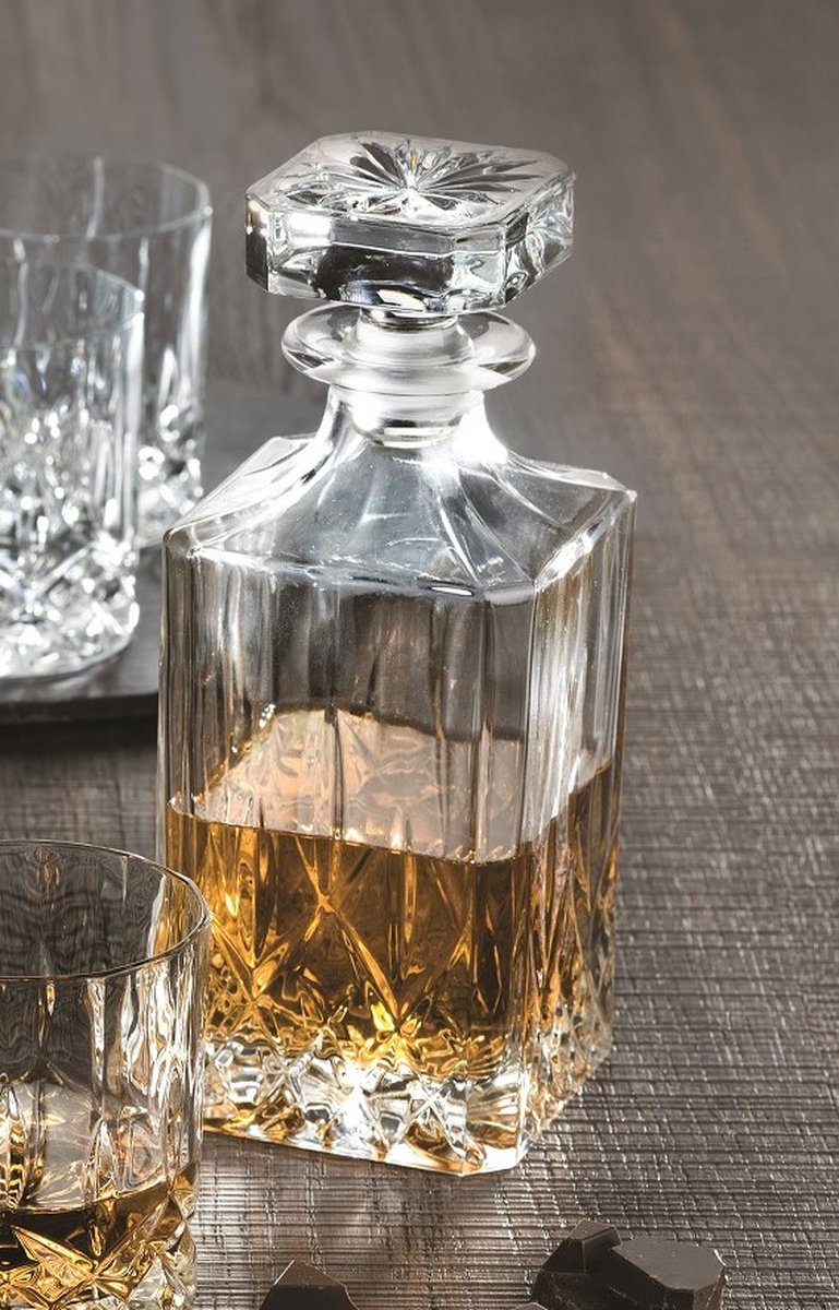 *SALE* RCR Opera Whiskey Karaf - Incl. 2 Glazen - Kristalglas