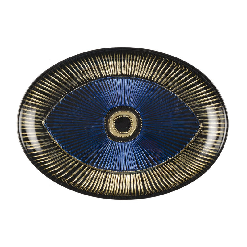 OOG OVAL CUP 22x15.5 CM DONKER