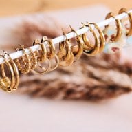 EA516: RVS breed creool 16mm - goud