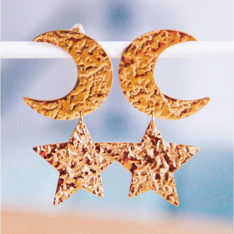 Verklaring Earring Moon & Star