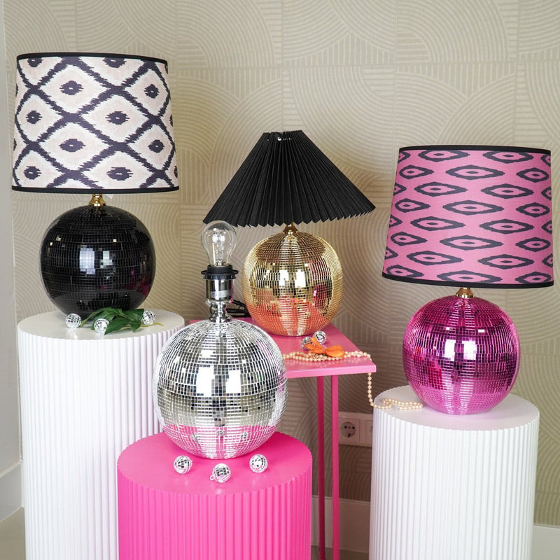 Lamp - Disco Ball - Glas - Goud - 20x20x20cm