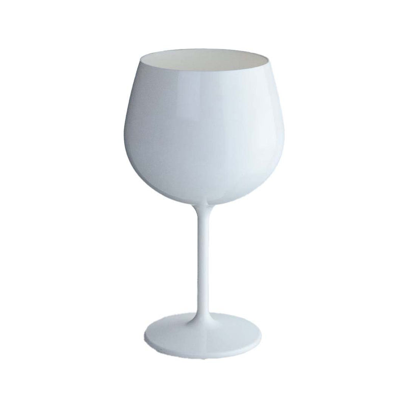 ACRYL WITTE WIJNGLAZEN 460ML - SET VAN 6