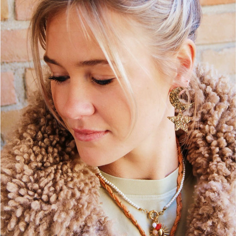 Verklaring Earring Moon & Star