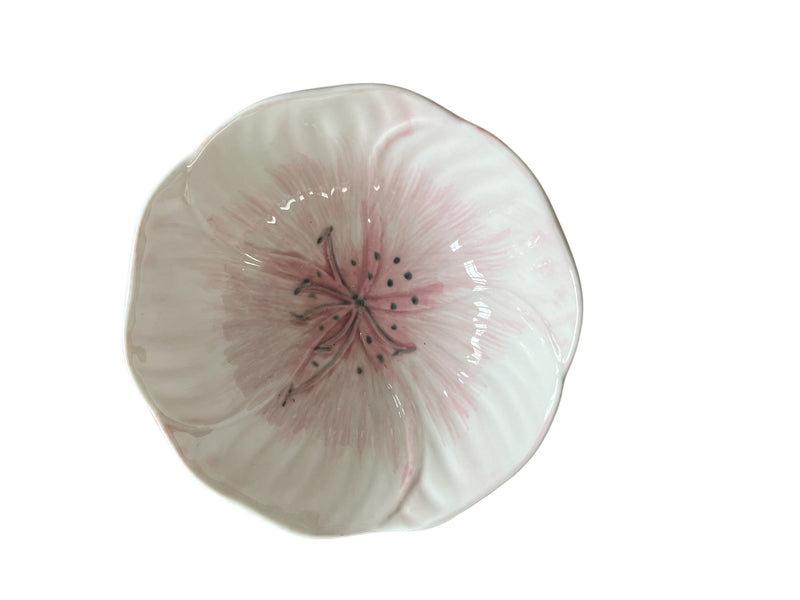 Geschenkset roze: keramieke kom Home Delight, amberblokje roze en zilveren rasp