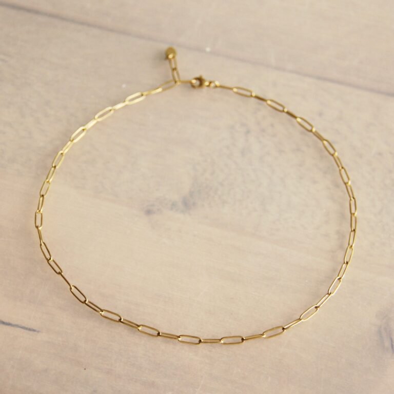 Roestvrij stalen ketting - goud