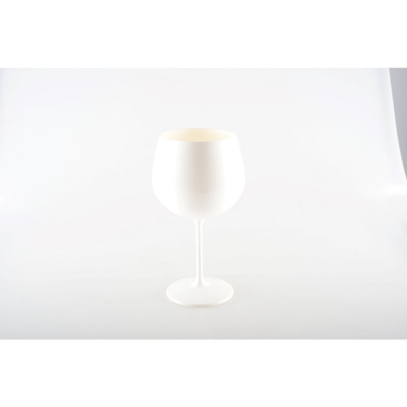 ACRYL WITTE WIJNGLAZEN 460ML - SET VAN 6