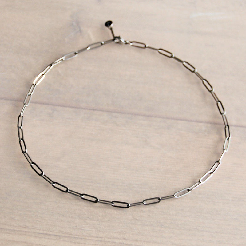 Ketting van roestvrij staal - zilver