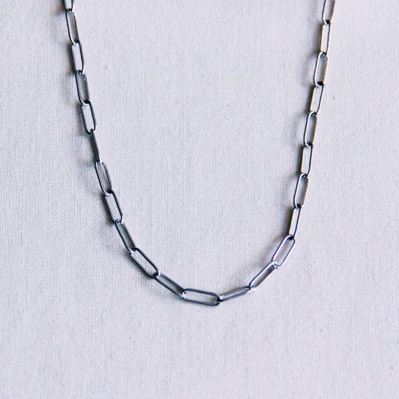 Ketting van roestvrij staal - zilver