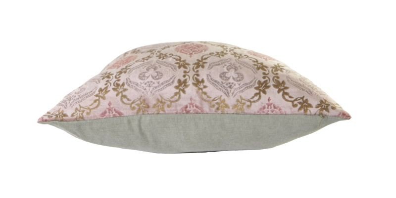 GoRound - Sierkussen Herder Zacht Roze Fluweel 45x45cm - 2 stuks