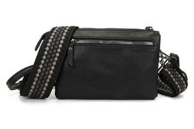 Zwart crossbody en schoudertasje Naarden
