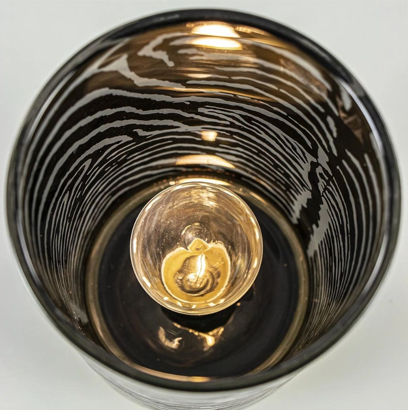Light & Living tafellamp op batterijen Zebra goudkleurig