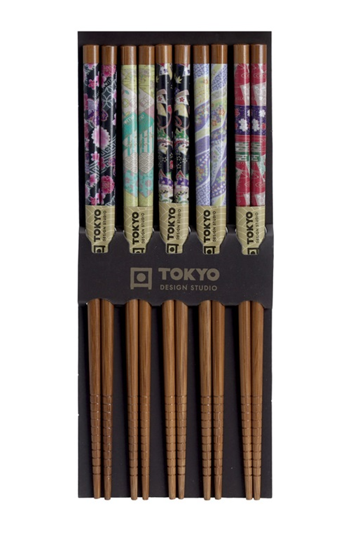 Tokyo Design Studio – Eetstokjes – Bloemen – 5 stuks