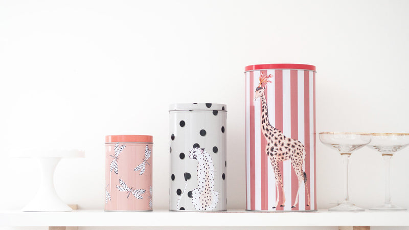 Yvonne Ellen Canister Tin Set/3, mixed designs