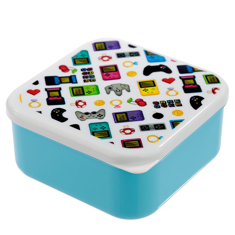 Set of 3 Lunch Box Snack Pots S/M/L - Game Over
