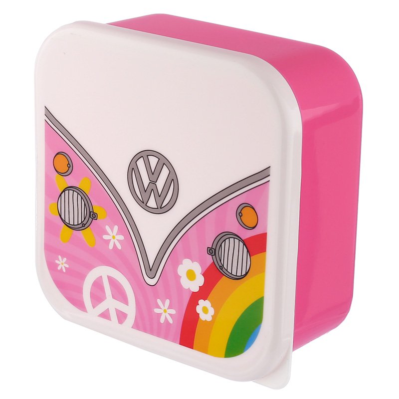 Puckator Lunch Box Snack Pots M/L/XL - Summer Love Volkswagen VW T1 Camper Bus