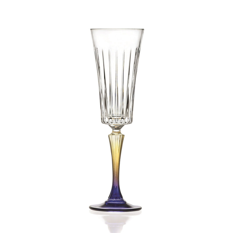 *SALE* RCR Cristalleria Italiana Champagne glazen 21CL KLEUR